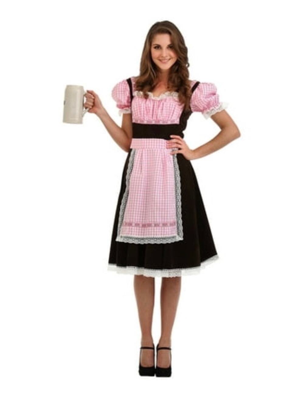 Brand New Hauntlook Women's L Bavarian Beer Maid Halloween Cosutme Oktoberfest